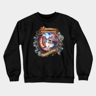 Southwest Sedona Country Cat Nana Love 50P Crewneck Sweatshirt